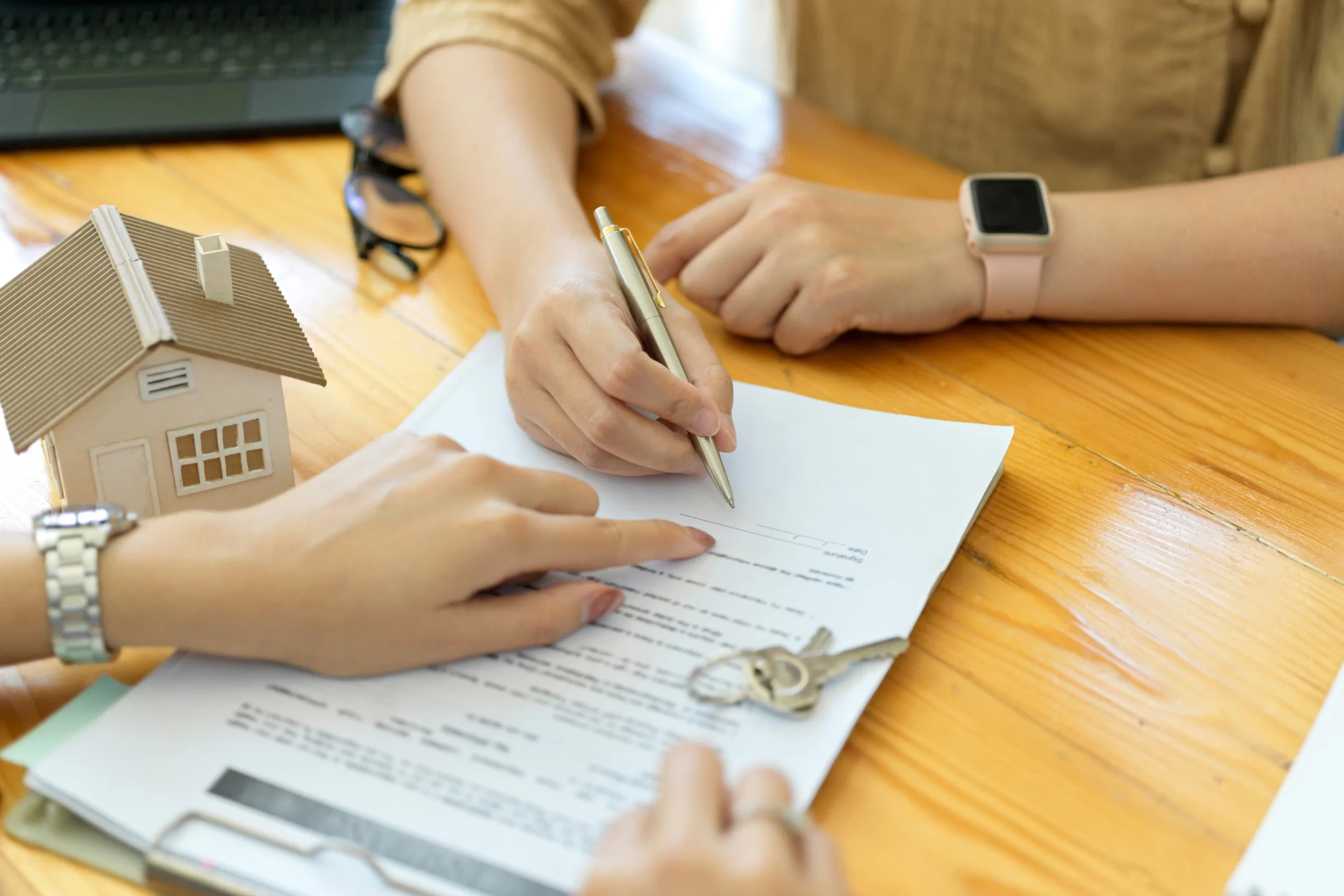 Sole trader landlord reviewing business and rental income accounts